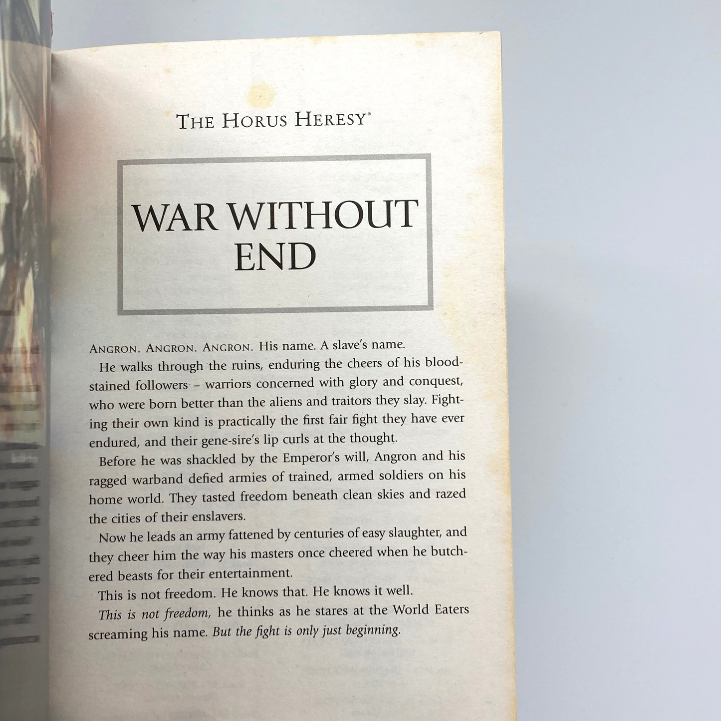 War Without End - Paperback - Black Library Warhammer Horus Heresy M1718