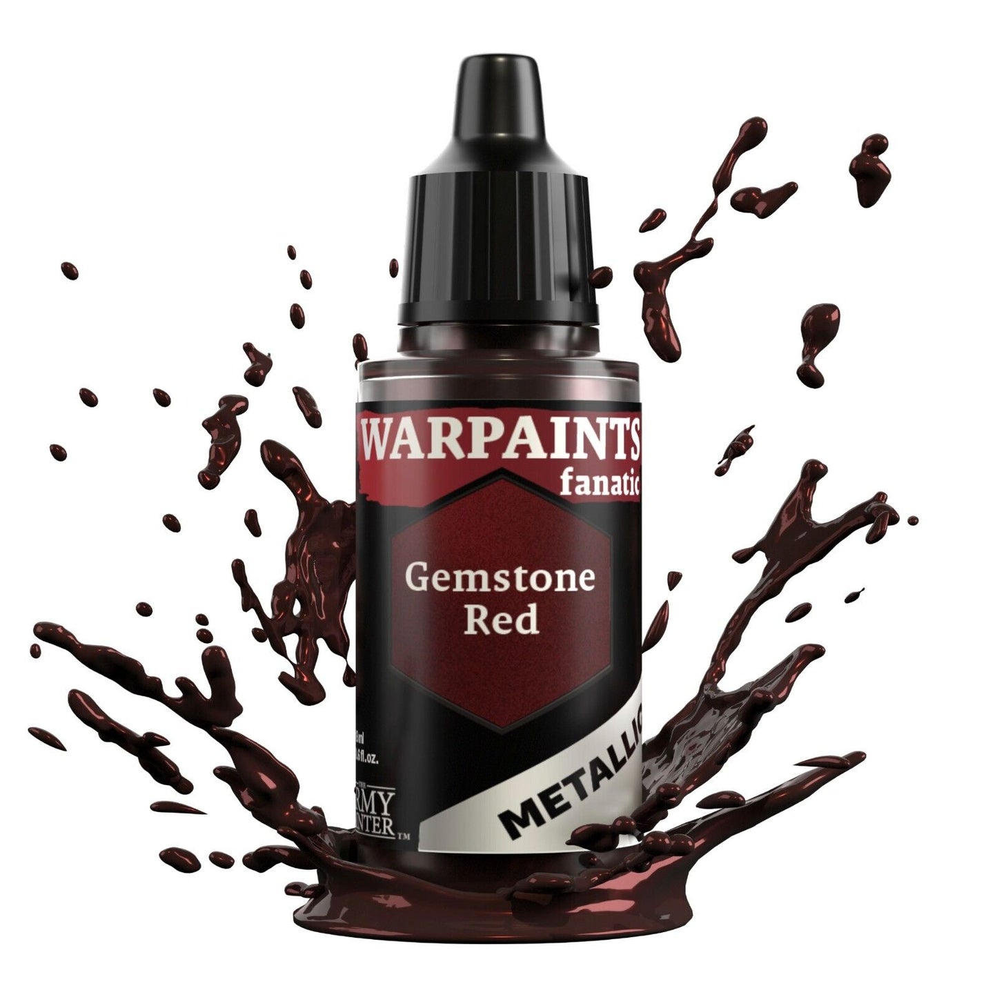 Gemstone Red Paint - Warpaints Fanatic Metallic 18ml - The Army Painter