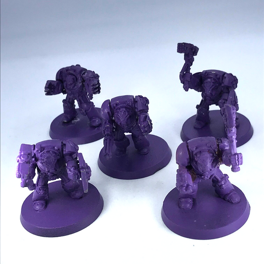 Space Marines Terminator Squad Rogue Trader - Warhammer 40K - Mostly Metal C4895