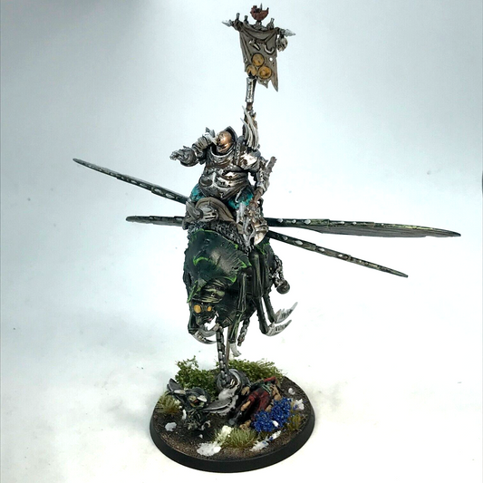 Nurgle Chaos Lord on Plague Drone - Painted - Warhammer Age of Sigmar BOX105