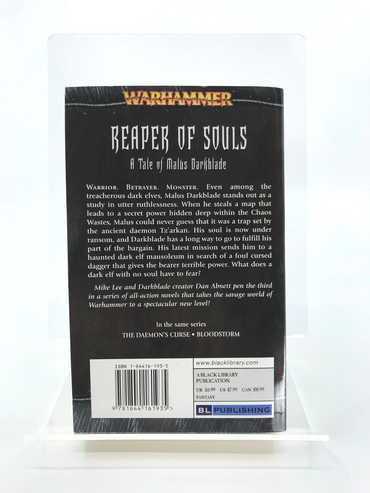 Reaper of Souls Warhammer Malus Darkblade Book Abnett & Lee Games Workshop M539