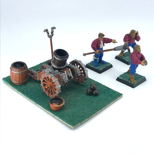 The Empire Mortar Artillery & Crew - Warhammer Fantasy Games Workshop C5071