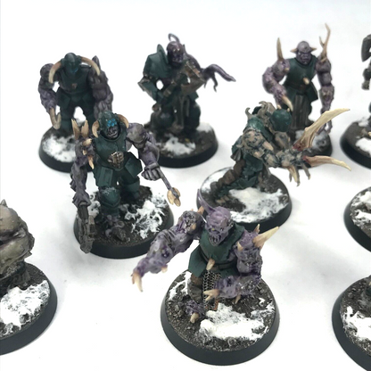 Nurgle Chaos Possessed Warriors Painted - Warhammer Age of Sigmar C1461