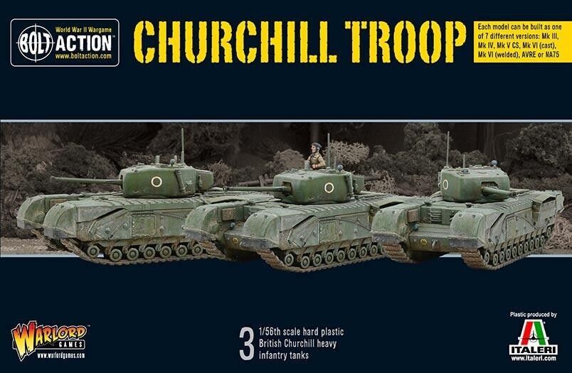 Churchill Troop - Warlord Games Bolt Action Miniatures