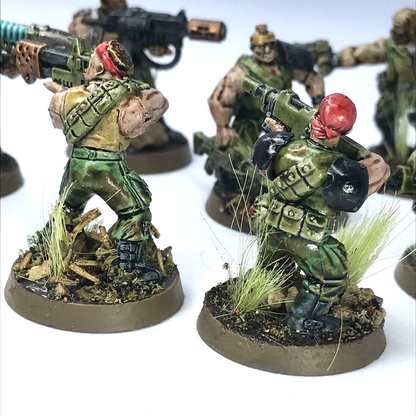 Imperial Guard Catachan Jungle Fighter Squad  - Painted - Warhammer 40K C3684