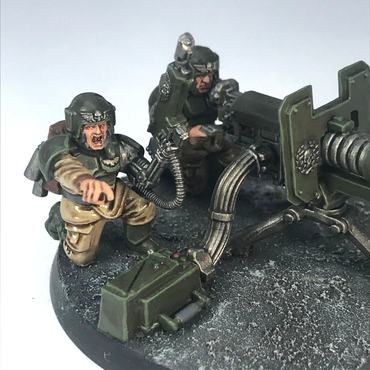 Imperial Guard Cadian Lascannon Astra Militarum - Painted - Warhammer 40K C3966