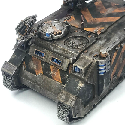 Iron Warriors Rhino APC Tank Chaos Space Marines - Painted - Warhammer 40K GW