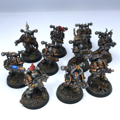 Iron Warriors Tactical Squad Space Marines - Painted - Warhammer 40K GW C3902