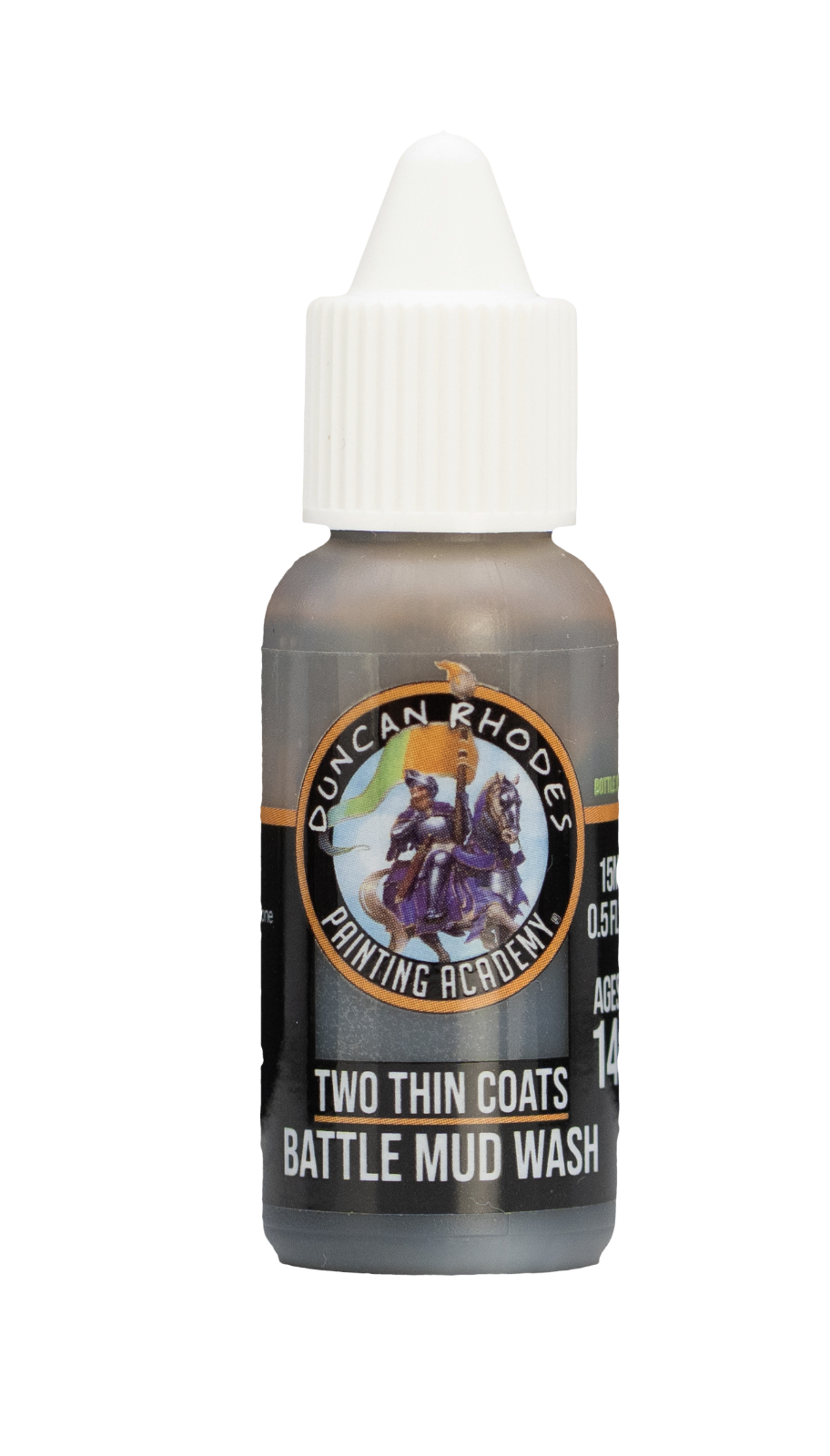 Battle Mud Wash Two Thin Coats Paints Duncan Rhodes Painting Academy - 15ml