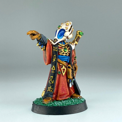 Farseer Aeldari Eldar- Painted - 1991 - Rogue Trader Warhammer 40K GW X13649