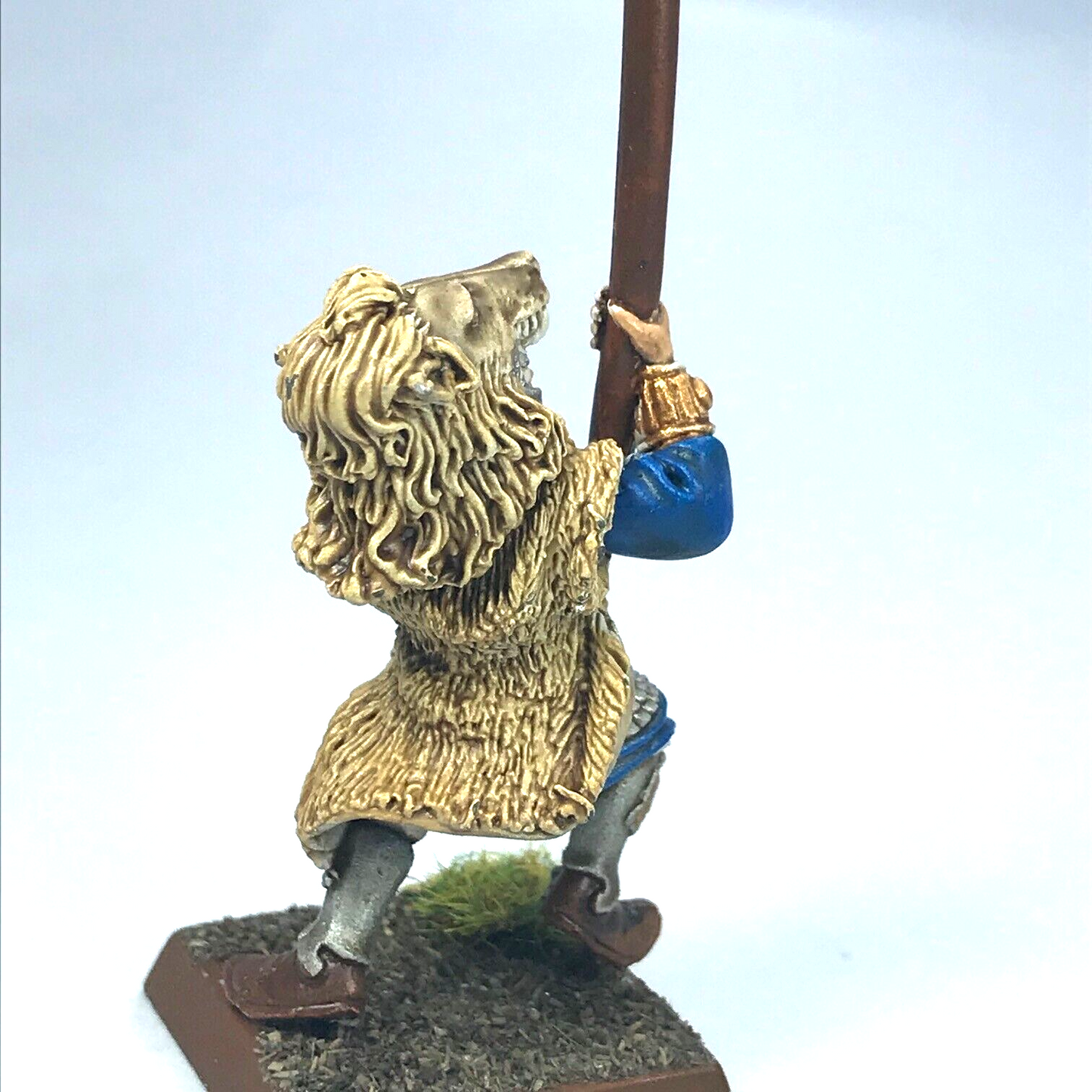 Classic Metal High Elves White Lion Standard Bearer - Warhammer Fantasy C2694