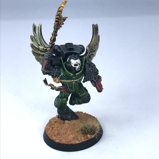 Salamanders Chaplain with Jump Pack Space Marines - Warhammer 40K Painted C4696