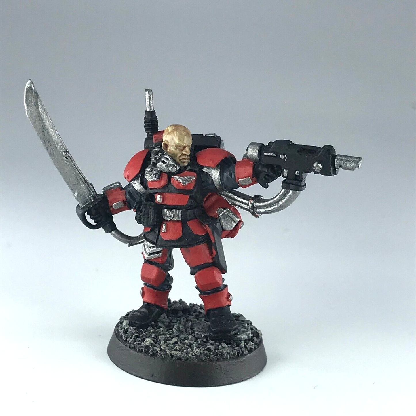 Kasrkin Stormtrooper Sergeant - Imperial Guard Warhammer 40K Metal X12702