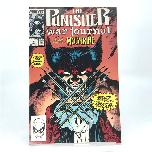 The Punisher War Journal Issue 6 Original Vintage Comic - Marvel Comics D57