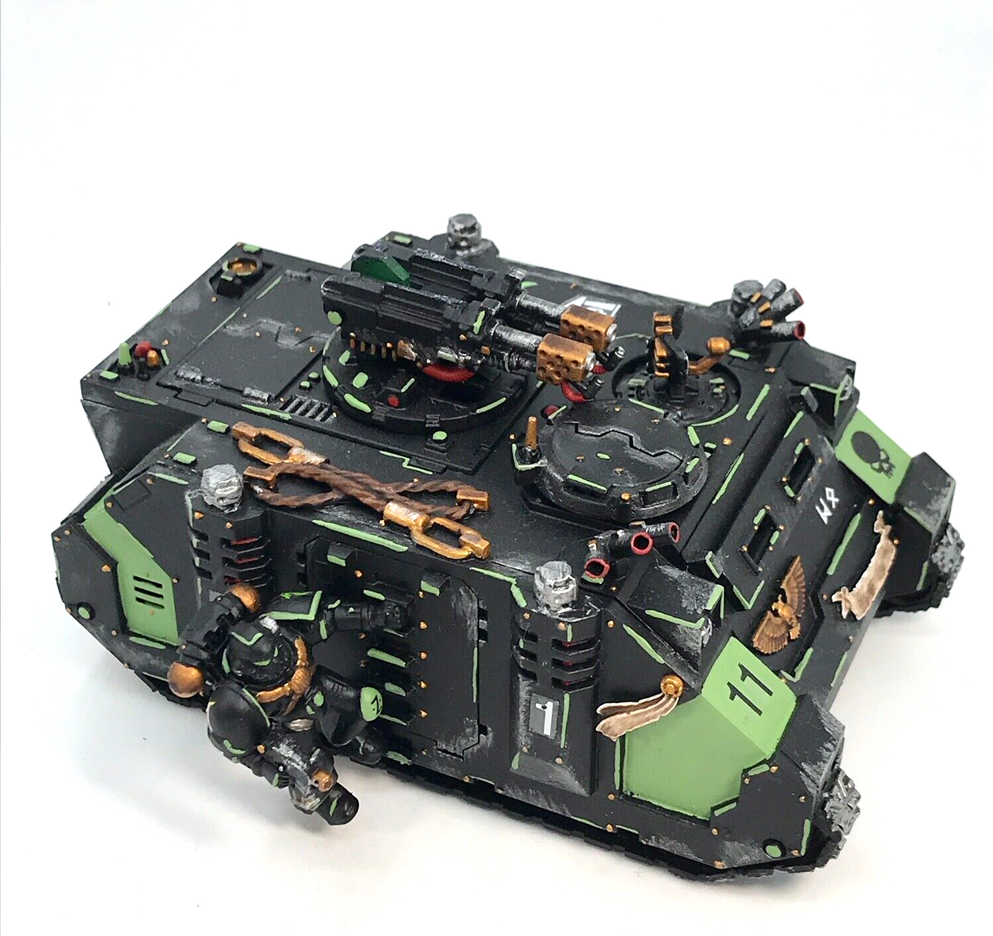 Space Marine Rhino APC Painted - Warhammer 40K Games Workshop BOX57