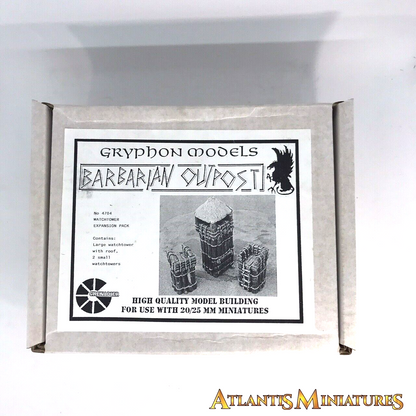 Barbarian Outpost Buildings 20/25mm Scale - Untouched - Gryphon Models W78