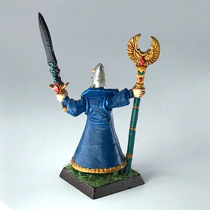 High Elves Dismounted Mage - Warhammer Fantasy Games Workshop Painted X13558