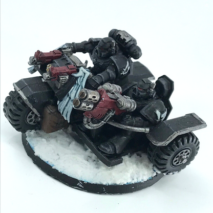 Dark Angels Ravenwing Attack Bike - Warhammer 40K Painted Games Workshop C2657