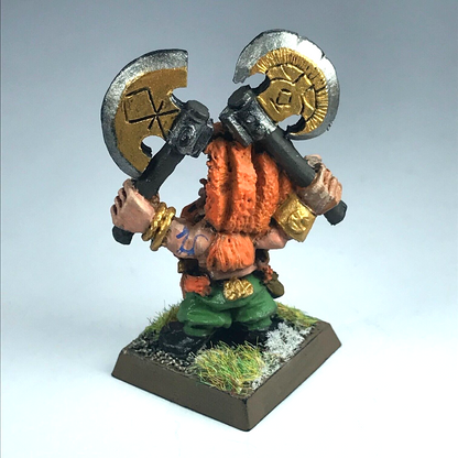 Metal Classic Dwarf Troll Slayer Warrior Painted - Warhammer Fantasy X10462