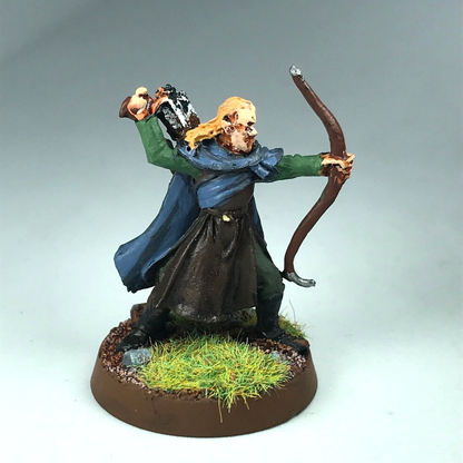 Metal Lothlorien Wood Elf Archer - Painted - Warhammer / Lord of the Rings X5235