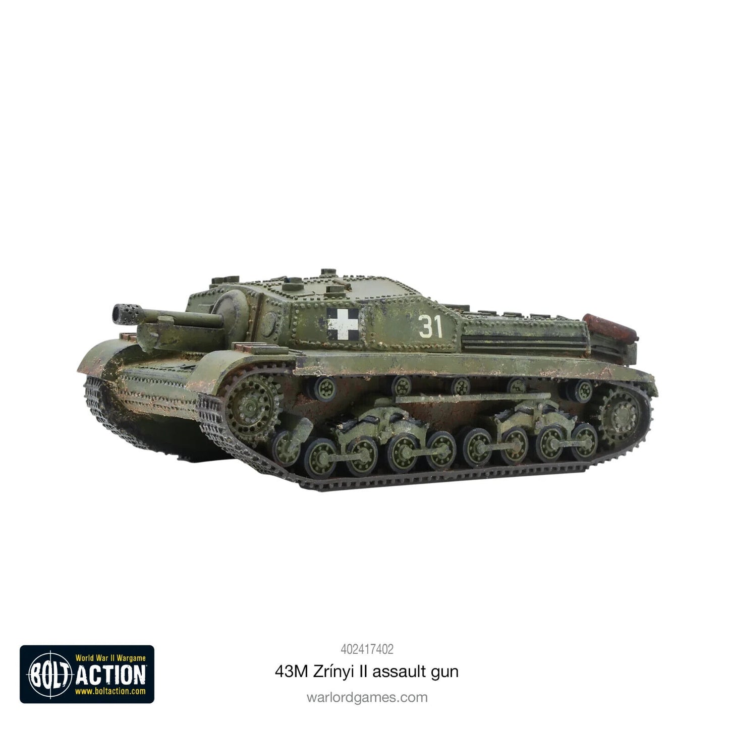 Hungarian 43M Zrinyi II Assault Gun - Warlord Games Bolt Action Miniatures