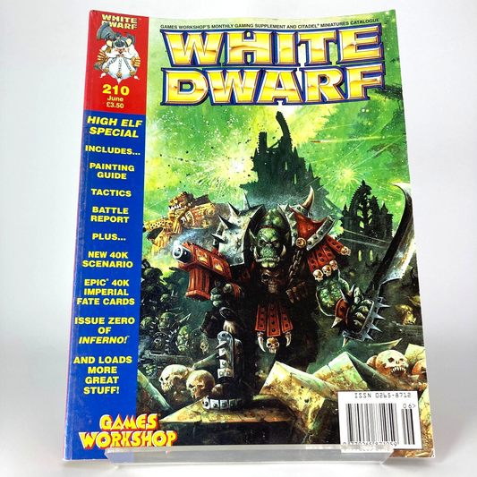 White Dwarf 210 Magazine Games Workshop Warhammer Fantasy 40,000 40K M1553