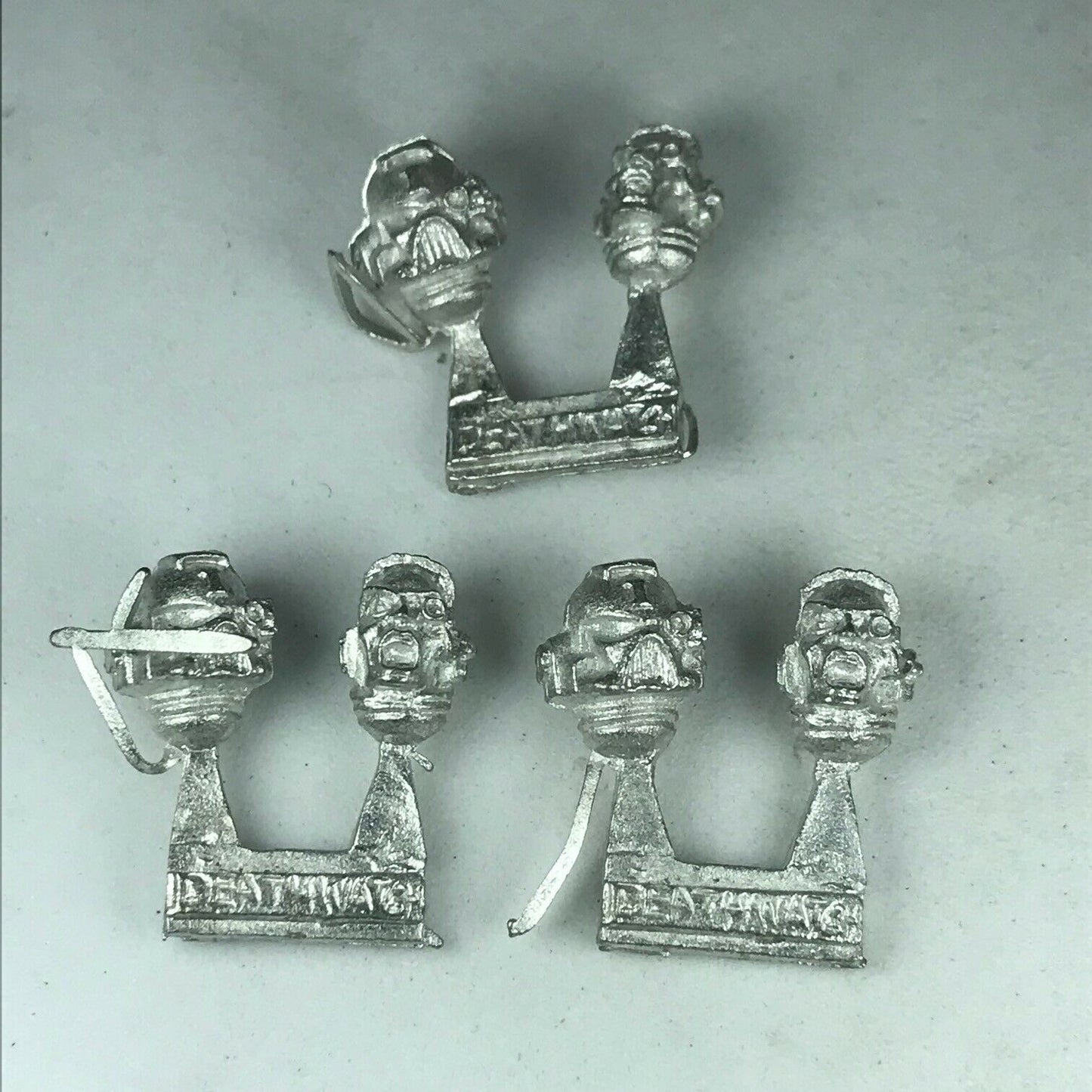 Metal Space Marine Deathwatch Death Watch Heads - Warhammer 40K X7475