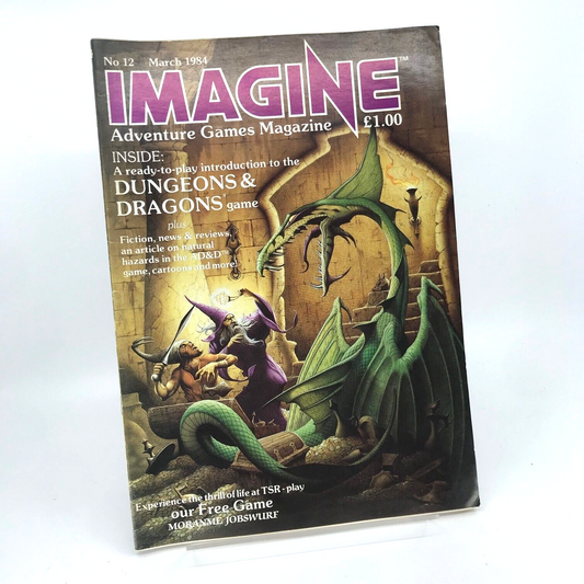 Imagine Magazine Issue 12 - Adventure Games Magazine - Dungeons & Dragons D550