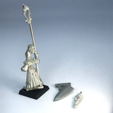 High Elves Lothern Seaguard Elf Standard Bearer Warhammer Fantasy Metal X8428