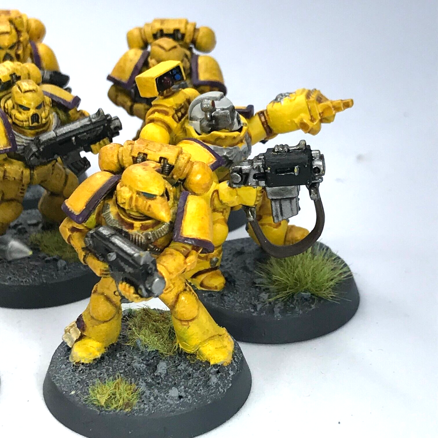 Imperial Fists Tactical Squad Space Marines - Painted - Warhammer 40K C1497