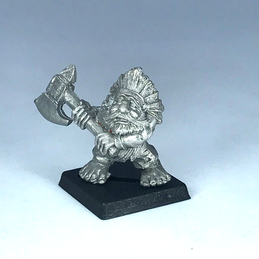 Dwarf Troll Slayer Warrior - Citadel Warhammer Fantasy Classic Metal GW X11412