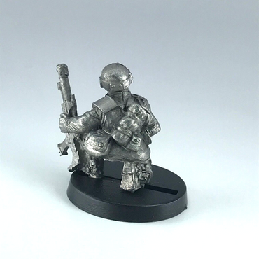 Cadian Shock Troop Lascannon Crew Imperial Guard - Warhammer 40K Metal X1189