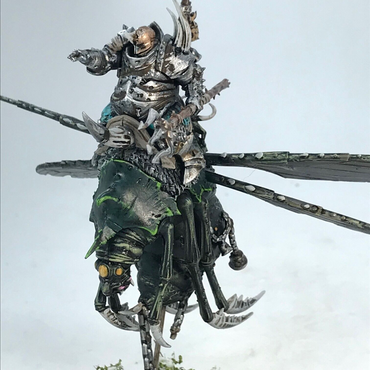 Nurgle Chaos Lord on Plague Drone - Painted - Warhammer Age of Sigmar BOX105