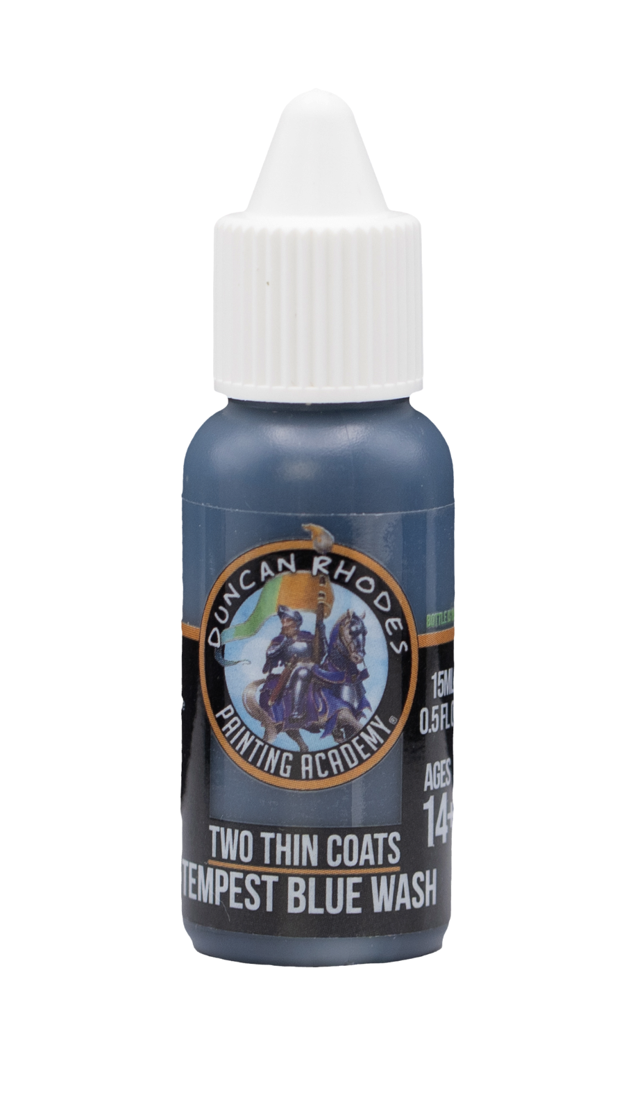 Tempest Blue Wash Two Thin Coats Paints Duncan Rhodes Painting Academy - 15ml