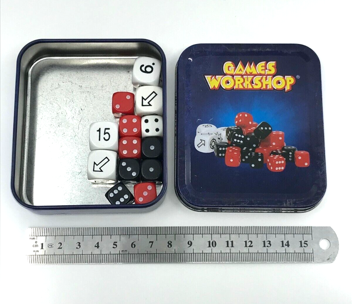 Original Games Workshop Dice & Tin - Warhammer Fantasy / 40K C4366