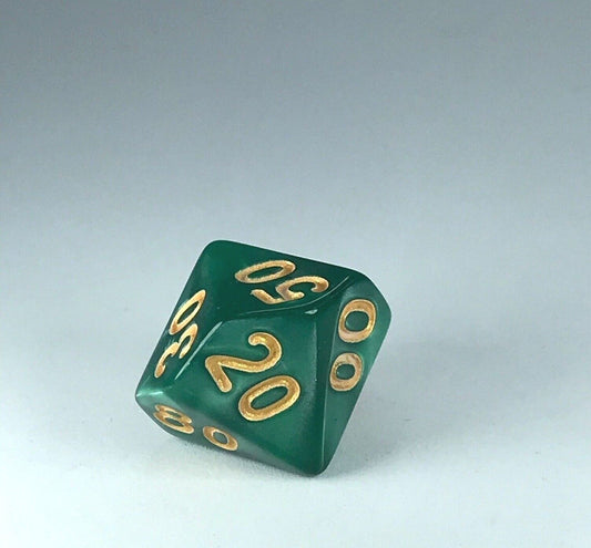 Unusual Playing D100 Poly Dice Dungeons and Dragons RPG - D42