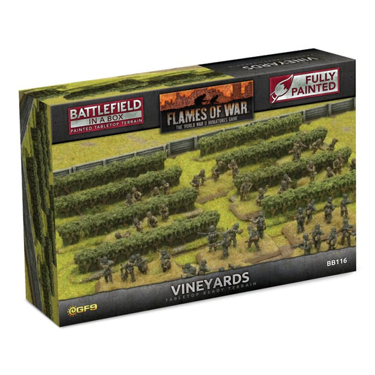 Pre-order: Italian Vineyards - Late War - Battlefront Miniatures - Brand New