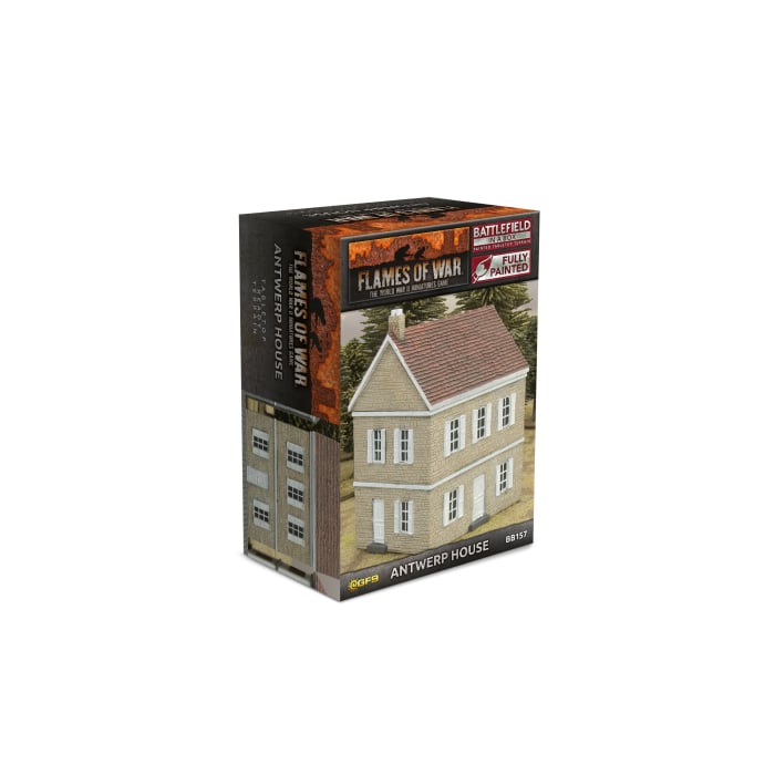 Pre-order: European House: Antwerp - Pre-Painted Terrain - Battlefront Miniatures - Brand New