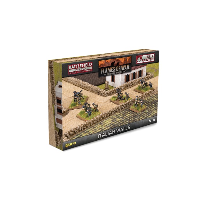 Pre-order: Italian Walls - Late War - Battlefront Miniatures - Brand New