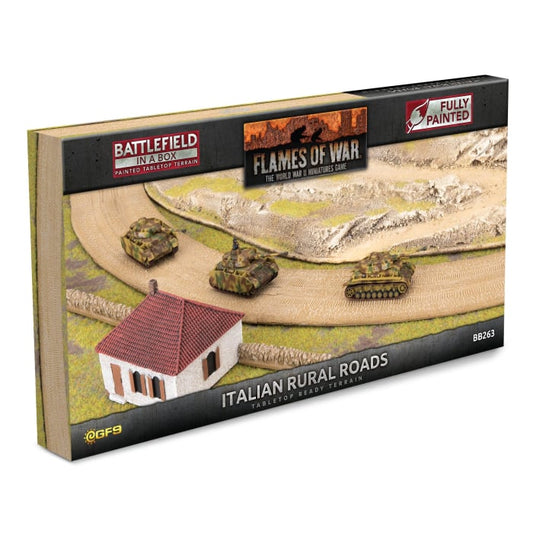 Pre-order: Italian 'Dusty' Rural Roads - Late War - Battlefront Miniatures - Brand New