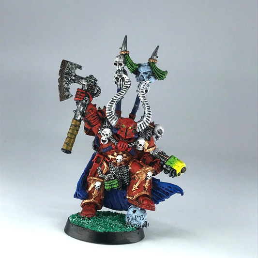 Khorne Chaos Lord - Chaos Space Marines Warhammer 40K Painted Metal X8695