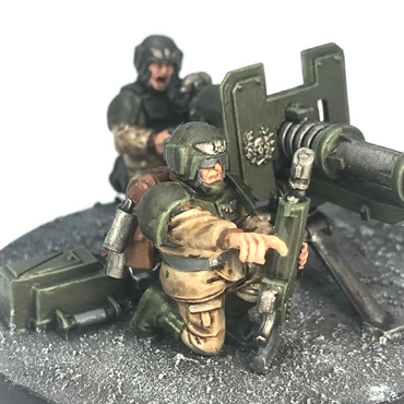 Imperial Guard Cadian Lascannon Astra Militarum - Painted - Warhammer 40K C3951