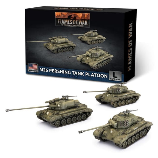 American M26 Pershing Tank Platoon - Late-War - Brand New - Flames of War