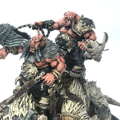 Stonehorn Beastriders Ogor Mawtribes - Painted -Warhammer Fantasy Games Workshop