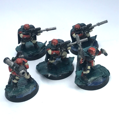 Converted Blood Angels Scout Squad Space Marines - Painted - Warhammer 40K C1257