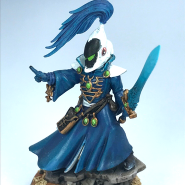 Eldar Warlock Aeldari - Painted - Warhammer 40K X2571