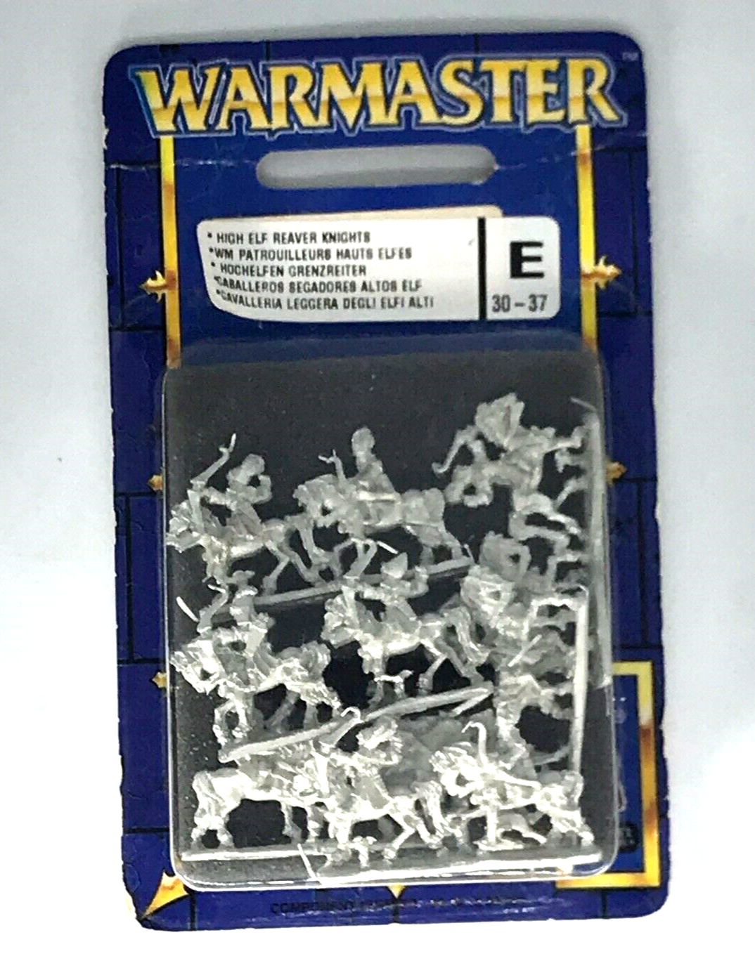 Classic High Elf Elves Reaver Knights Blister - OOP - Warmaster Warhammer C1014