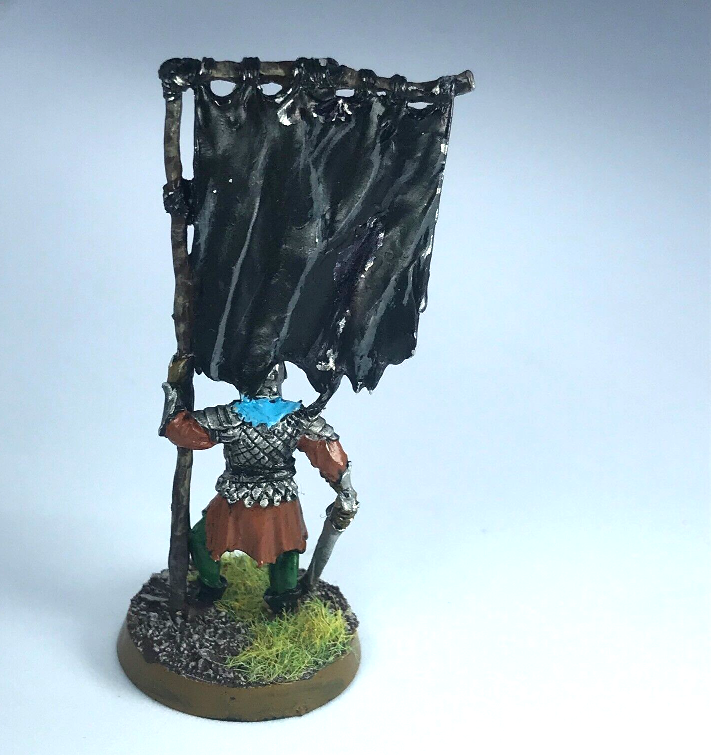 Metal Mordor Orc Standard Bearer LOTR - Warhammer / Lord of the Rings X12507