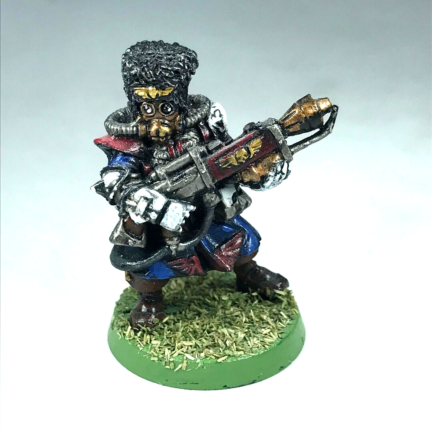 Metal Vostroyan Flamethrower Imperial Guard - Painted - Warhammer 40K X7933