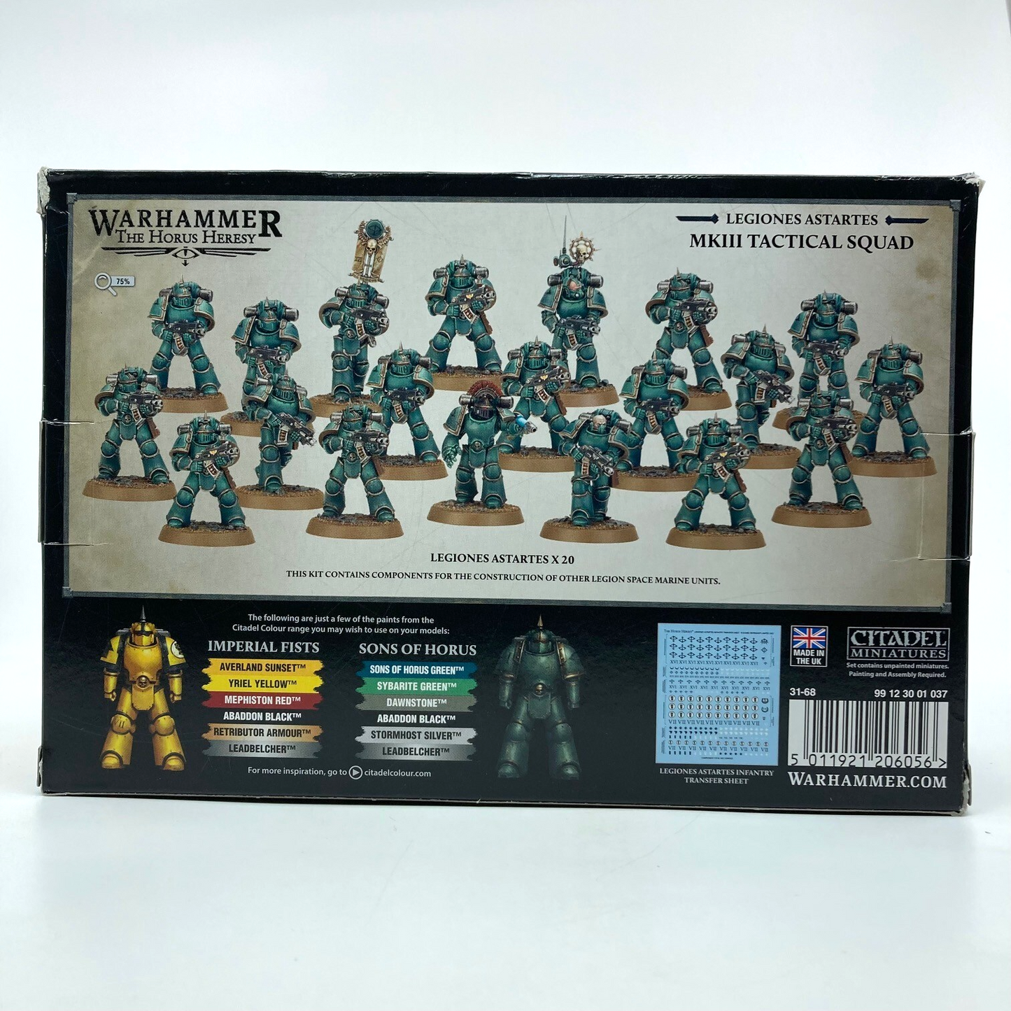 MKIII Tactical Squad - Unassembled - The Horus Heresy Warhammer W108